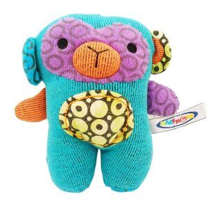 Monkey Plush Mary Meyer Ikimono Textured Stuffed Animal 6" Colorful Corduroy Toy